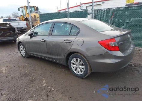 2012 Honda Civic Lx из США, поврежденный, VIN 19XFB2F52CE095174